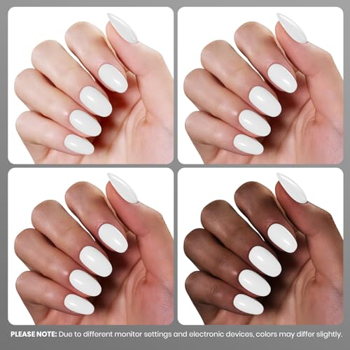 Beetles Pure White Gel Nail Polish 10ml - Soak Off UV LED Manicure