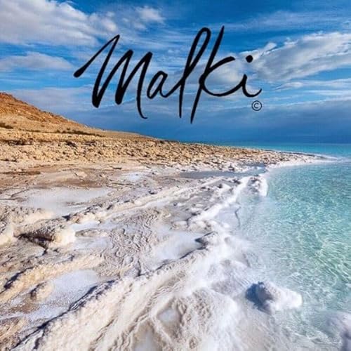 Malki Dead Sea Products Salt Body Scrub infused with Frankincense Oil | Body Exfoliator for Silky, Moisturized Skin | Stress Relief & Relaxation | Body Scrub Exfoliant