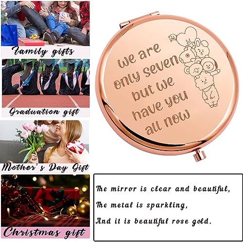 AKTAP Characters Makeup Mirror Gift We are Only Seven But Have You All Now Gift Concert Accessory (We are Only Seven Mirror)