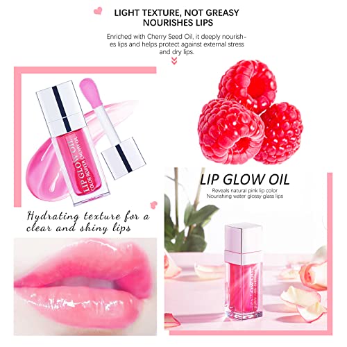Hydrating Lip Oil & Tinted Balm - Non-Sticky Plumping Gloss