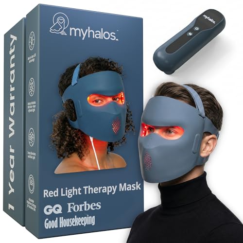 myhalos Red Light Therapy Face Mask | 360 LED, 4 Wavelengths
