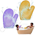 Karenhi Honeycomb Exfoliating Gloves - 2 Pack Bath Mitts
