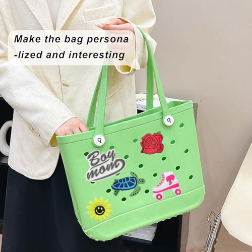 Rubber Beach Bag Accessories - PVC Decorations for EVA Bogg Bags