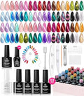 Beetles Cat Eye Gel Nail Polish Set - 36 Colors for DIY Nail Art