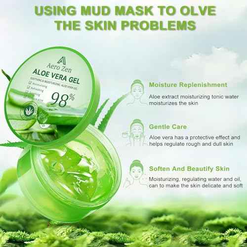 3-Pack Pure Aloe Vera Gel for Face & Body, 98% Pure Aloe Vera Gel for Skin, Scalp, & Hair, Soothing Aloe Face Moisturizer, Multipurpose Skin Care£¨30oz£©