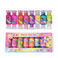 Mebtmel Glitter Lip Gloss Set for Kids, 6-Pack Candy Shapes