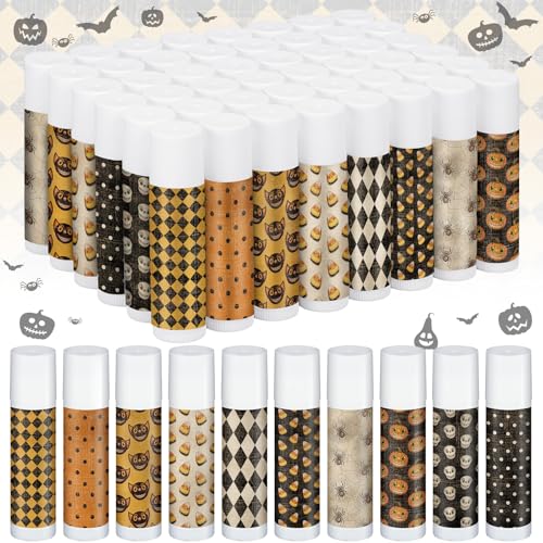 20 Pcs Halloween Lip Balm Bulk - 10 Flavors, Honey & More