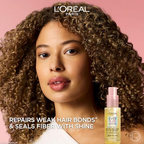 L'Oreal Paris Bond Repair+ Hair Oil-in-Serum | Heat Protectant & Shine Treatment