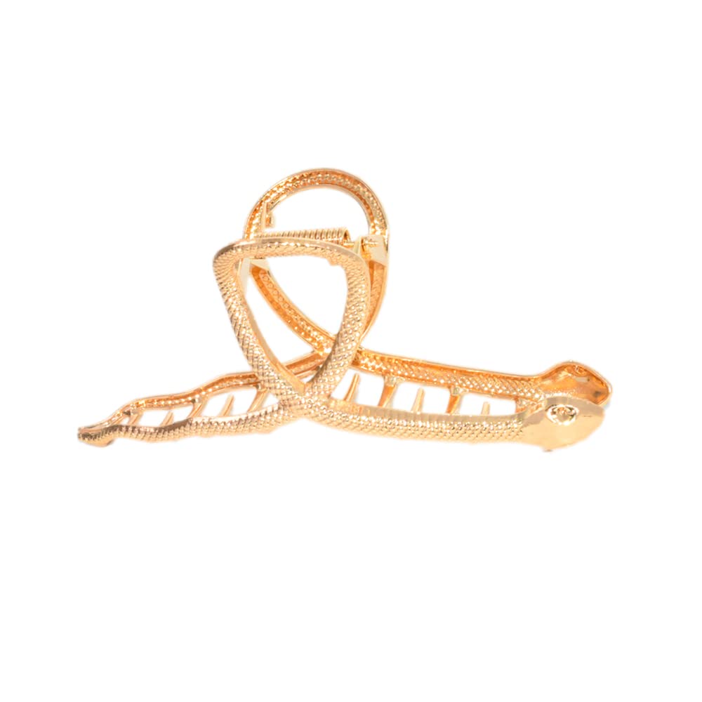 Snake Shape Metal Hair Accessories: Large Shark Barrette Clips for Women and Girls