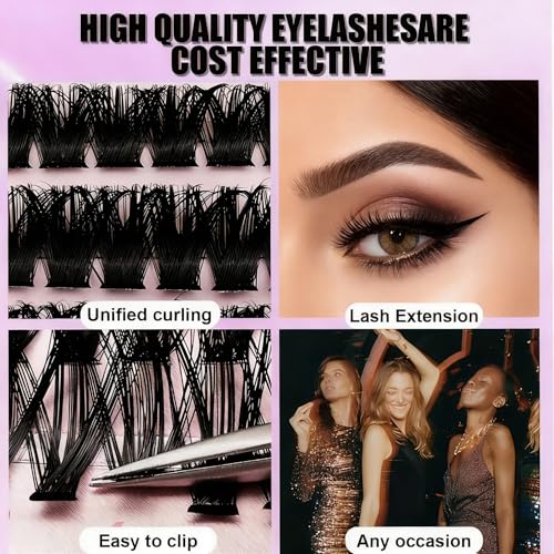 DIY Lash Extension Kit 300 Pcs (10-16mm) D Curl
