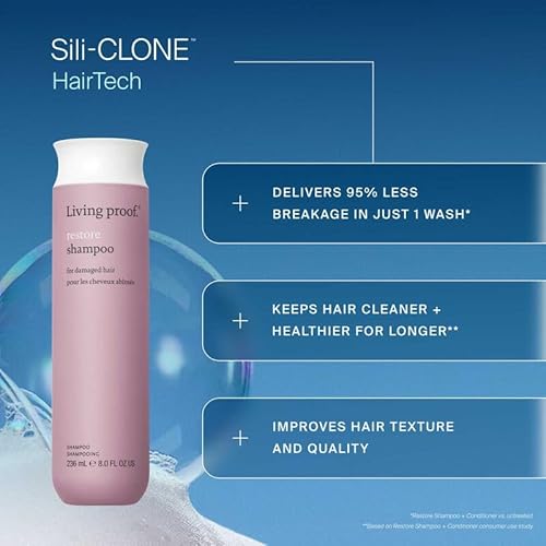 Living Proof Strong Hair Essentials Kit - Travel Size Restore Shampoo, Conditioner, Triple Bond Complex and Advanced Clean Dry Shampoo ($72 value)