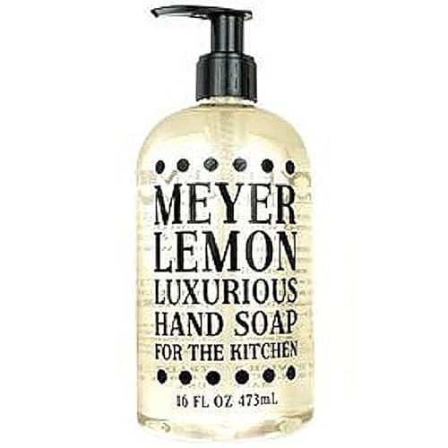 Greenwich Bay Kitchen Collection MEYER LEMON Scented Liquid Hand Soap & Lotion Combo with Shea Butter - 16 fl oz Pump Bottles
