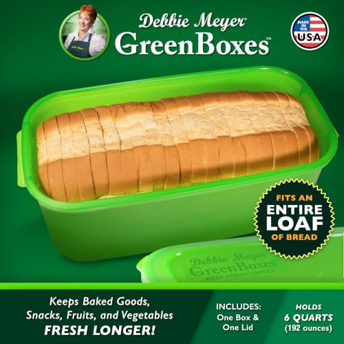 Debbie Meyer GreenBoxes BPA-Free Bread Storage Container for Kitchen Countertop