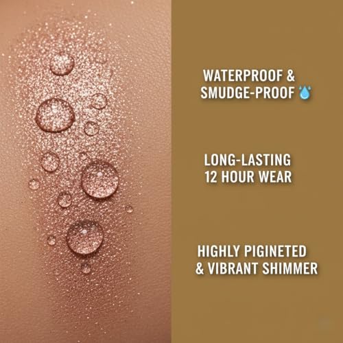 Glitter Eyeshadow Palette 9 Shades Waterproof 24H Wear