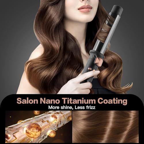 WeBeauty 1 1/4 Inch Automatic Rotating Curling Iron with Tourmaline Ceramic Barrel
