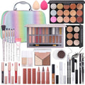 Pomcral 20 Color Makeup Kit for Women Teens Girls with Eyeshadow, Foundation, Lipstick & Brushes
