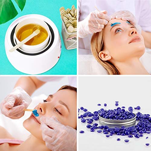 Mibly 500 Pcs Wooden Wax Sticks for Hair Removal