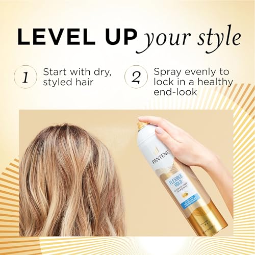 Pantene Alcohol-Free Hairspray Level 3 Flexible Hold 14oz