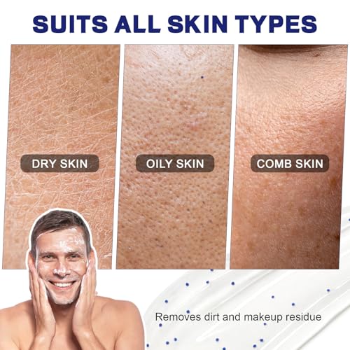 Acne Control Cleanser - Niacinamide & Glycerin, Amino Acid & Salicylic Acid, Dual Seaweed, Gentle Oil Control Face Wash for Normal to Dry Skin, 150g/5.29 Oz