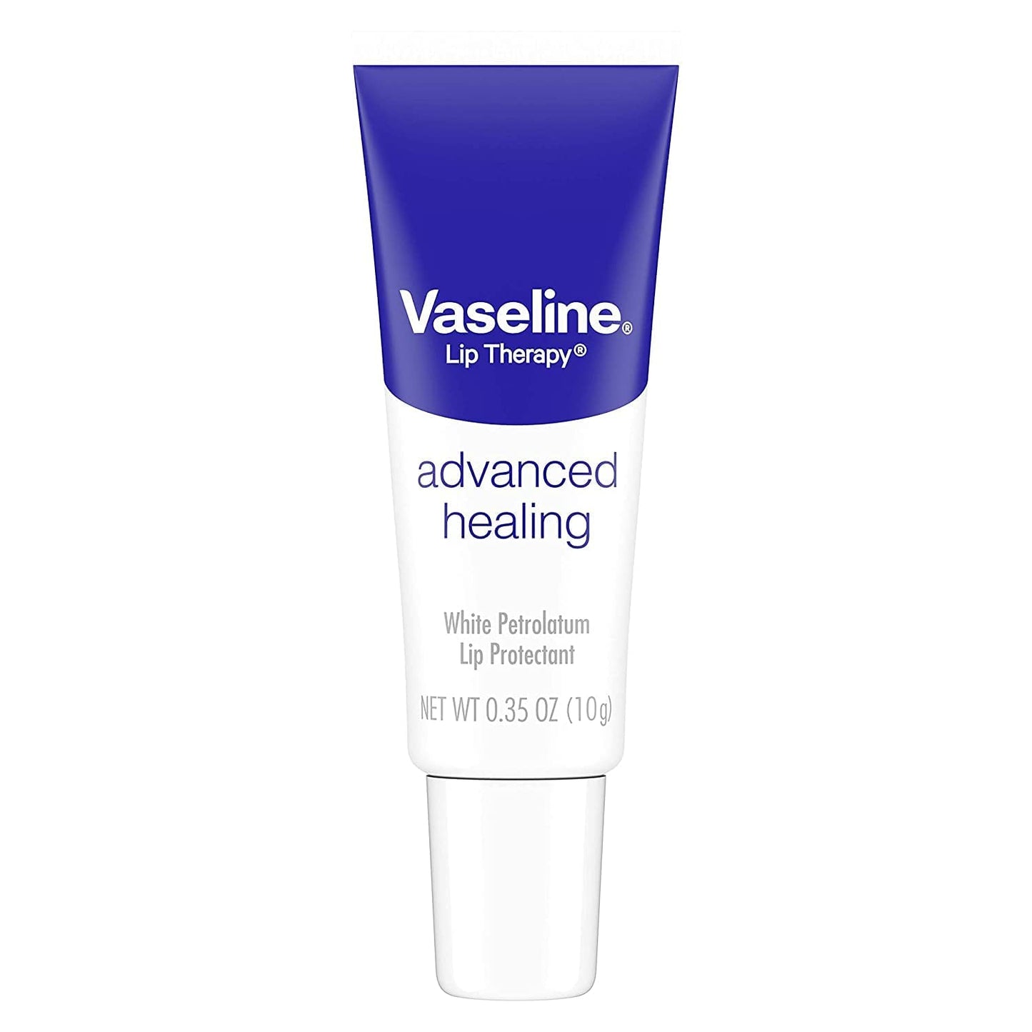 Vaseline Lip Therapy Petroleum Jelly, Advanced Formula 0.35 oz (12 pack)