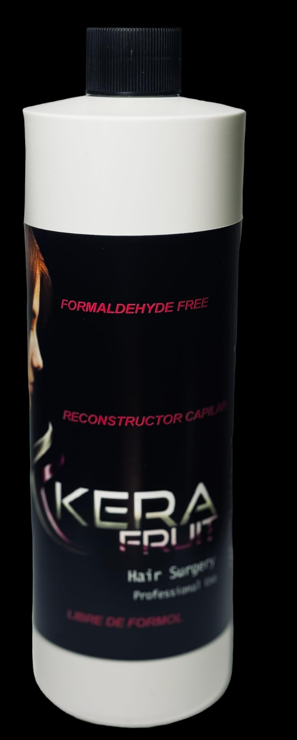 KERA FRUIT Cirugia Capilar Para el Cabello Libre de Formol 16oz - Antifrizz Deep Hydratation - Repair Hair Treatment - Professional Results - Formaldehyde Free - keratin Treatment.