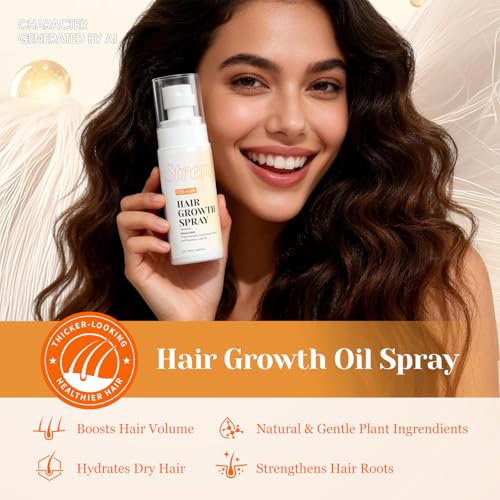 Hair Growth Spray with Rosemary Oil & Biotin for Thinning Hair