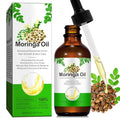Acorn + Oak Premium Organic Moringa Oil Cold-Pressed,Unrefined Moringa Oil for Hair Skin & Body Lightweight Face Oil, Natural Moisturizer in Glass Bottle 2 fl oz
