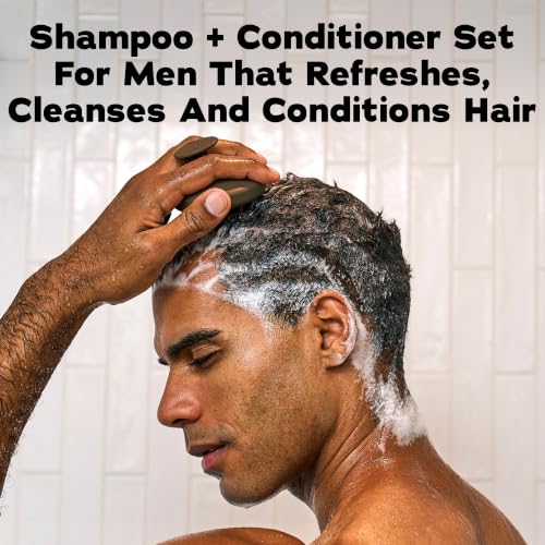 Dr. Squatch Men's Natural Shampoo & Conditioner Set – 11 fl oz