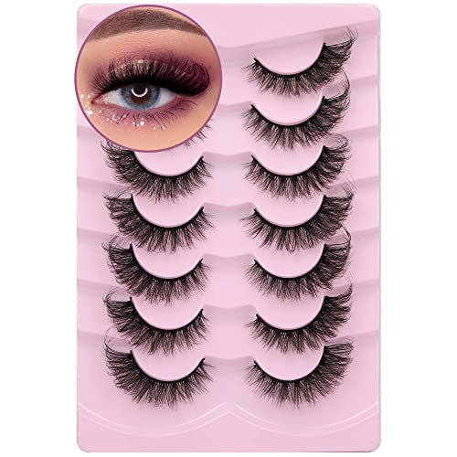 Fox Eye Lashes 20MM D Curl Faux Mink - 7 Pairs