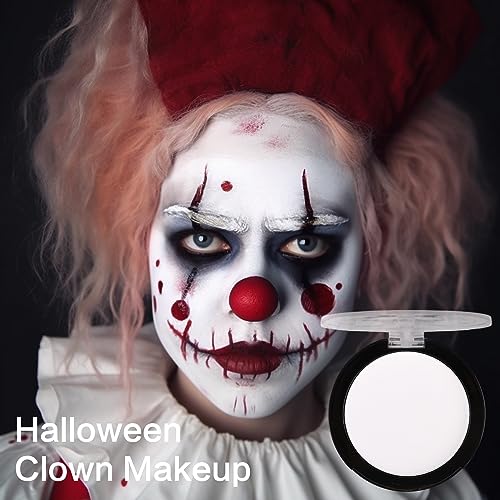 UCANBE White Cream to Powder Face Paint - Full Coverage Matte