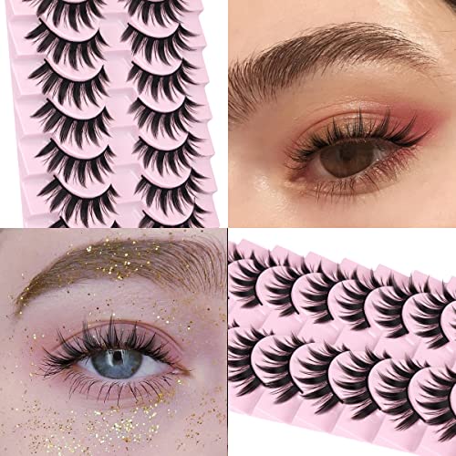 Manga Lashes 16MM - 10 Pairs Japanese Anime Thick Spiky