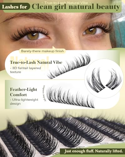 CD Curl Wispy Lash Clusters 10-14mm, 144 DIY Eyelash Extensions