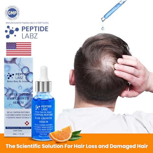 Copper Peptide Hair Serum for Thinning Hair - 1 fl oz