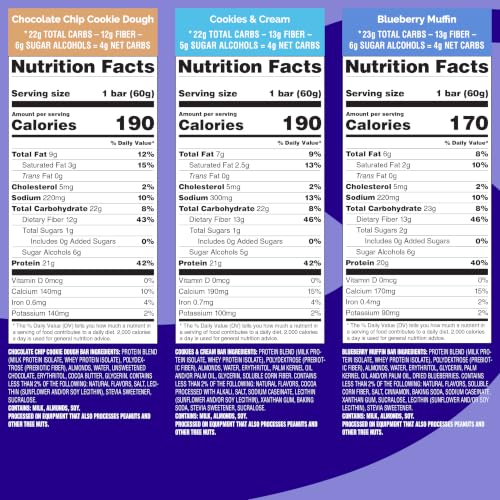 Quest Protein Bars Variety Pack, 12 Count - High Protein, Low Carb