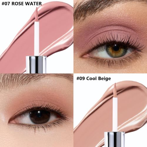 Rose Water Liquid Eyeshadow 2-Pack - Waterproof Matte Finish