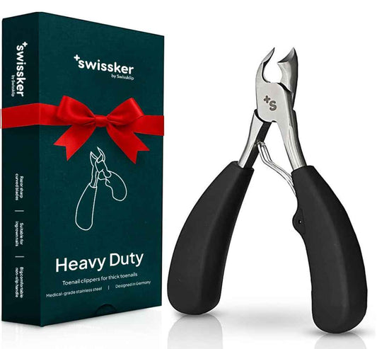 Swissker by Swissklip Toenail Clippers | Heavy Duty Toe Nail Clippers I Toenail Clippers for Thick Nails I Big Toe Nail Clippers for Thick Toenails I Heavy Duty Nail Clippers for Thick Nail
