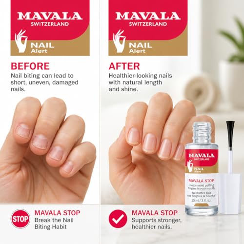 Mavala Stop Anti-Nail Biting & Thumb Sucking Deterrent Polish - 0.3 fl oz
