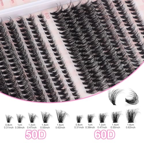 Lash Clusters D Curl DIY Eyelash Extensions 592pcs