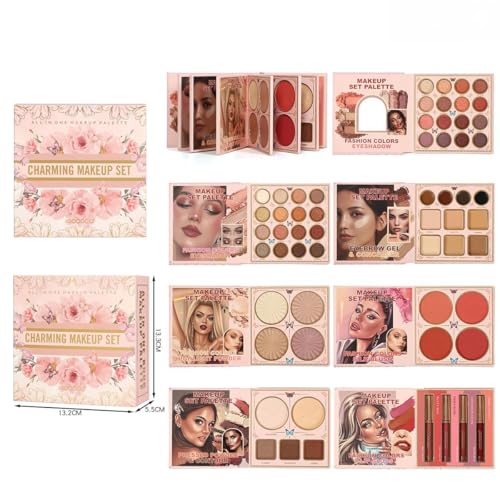 55-Color Eye Shadow Palette - Versatile Makeup for All Occasions
