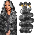 Body Wave Human Hair Bundles - P1B Grey Ombre 26/28/30 Inch