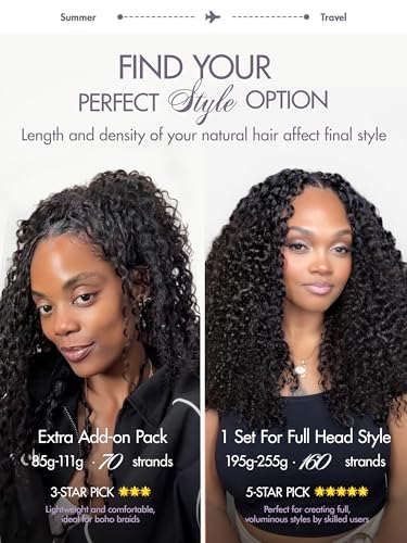 LUVME Burmese Curly Crochet Hair 18" - 100% Human Hair