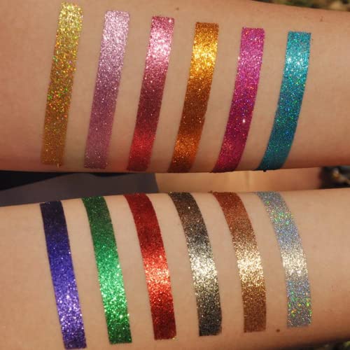 VERONNI 35 Color Glitter Eyeshadow Palette - Shimmer Pigmented