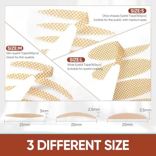Invisible Double Eyelid Tape Strips - Instant Eye Lift