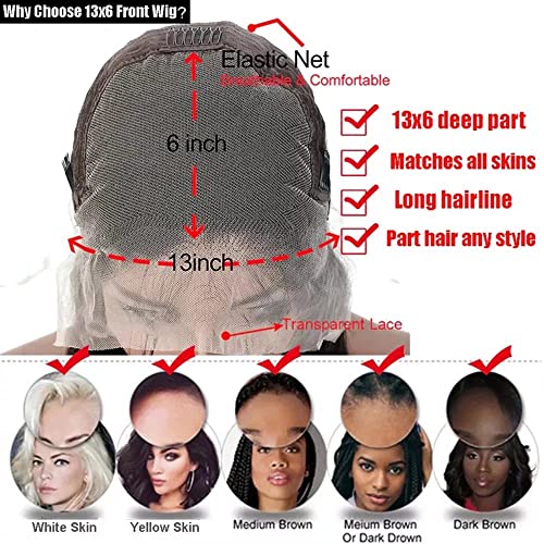 Brazilian Remy Hair Lace Front Wig 10" Body Wave #4/27