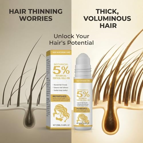 Hair Growth Serum Roll On 20ml | Plant-Based, Fast-Absorbing