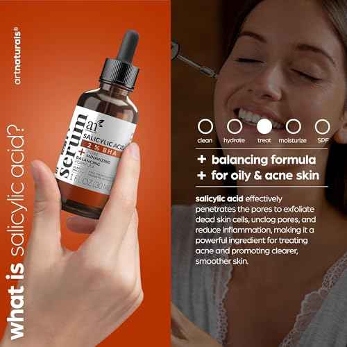 artnaturals Salicylic acid Serum - Advanced Serum with 2% BHA - Helps control oil production- Pore Reducer - 1 oz