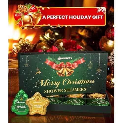 Shower Steamers Aromatherapy - 8 Pack Shower Bombs Christmas Gifts Stocking Stuffers for Women and Men, Stress Relief & Luxury Self Care, Gifts for Women Who Has Everything