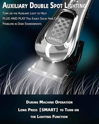 TCMKY Cordless & Corded Hair Clippers for Men