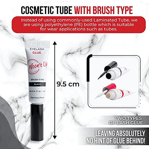 NOON'S UP Black Lash Glue - Waterproof, 24-Hour Strong Hold