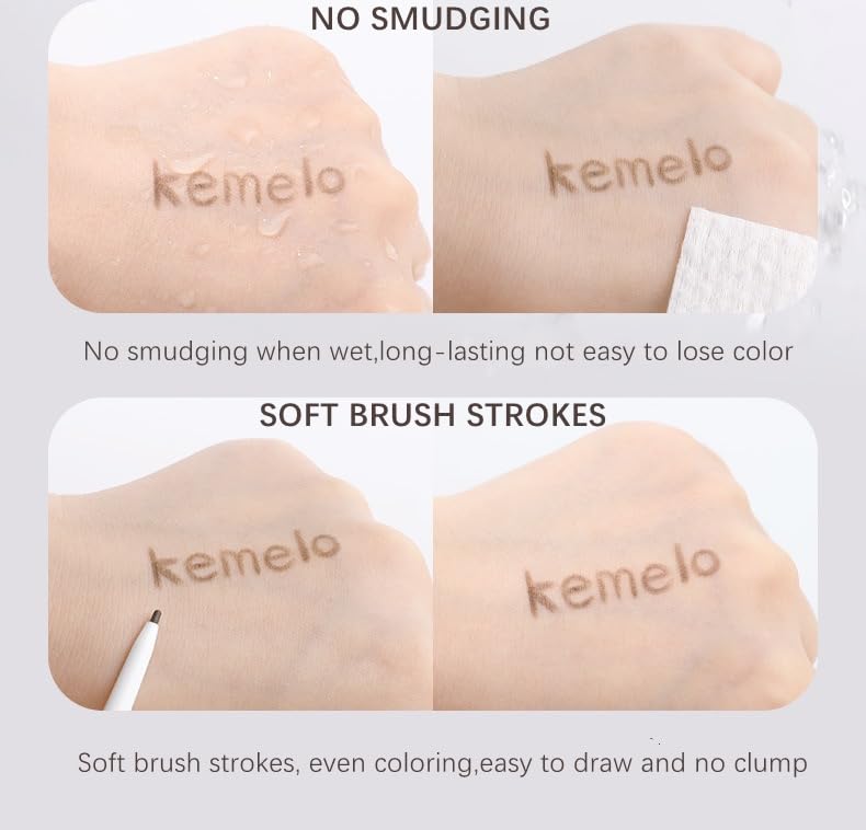 Waterproof Eyebrow Pencil with Spoolie Brush - Micro Tip